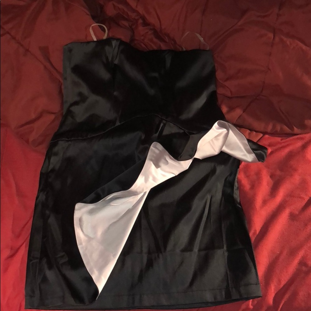 Black n grey sleeveless cocktail dress brand new